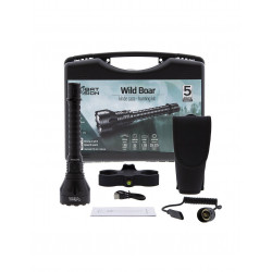 Linterna LED Bat Vision Wild Boar con kit de caza